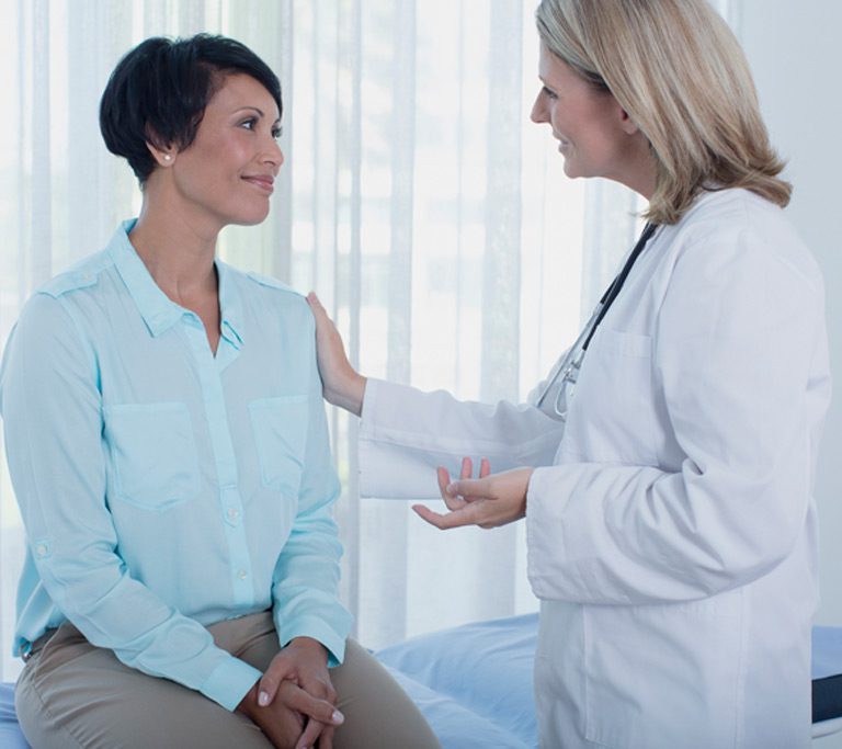 Doctor-speaking-to-patient-about-hormone-therapy